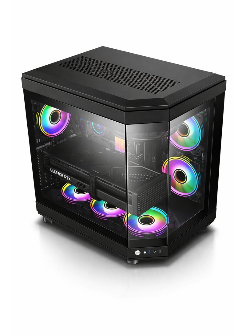 Game Sekret Elite Gaming PC - Intel Core Ultra 7-265K | GeForce RTX 5070Ti 16GB | 32GB DDR5 RAM-1TB NVMe SSD | 360mm w/LCD Liquid Cooler-Z890 MB-850W Gold PSU | WiFi-Bluetooth-Windows 11 Pro | Game Sekret Desktop Computer | 1 Year Warranty black - Image 4